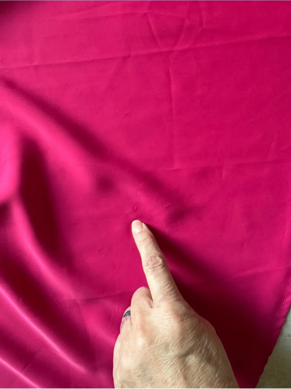 Bright Fuchsia Tie Shoulder Top